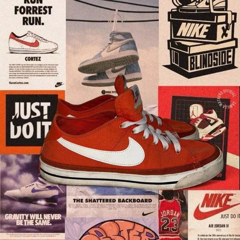 Nike Women Court Legacy Lift Shoes Running Orange Training Sneakers FJ1986-600